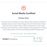 Six Hours Training Course Certification Achievement