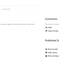 Set up Notion workspace for client's business