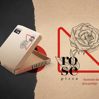 Rose Restaurant brand identity design - 1
