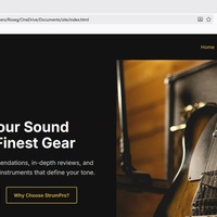 Guitar Affiliate website