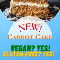 Instagram story for a pastry carrot cake