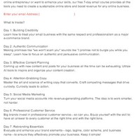 Landing page copywriting