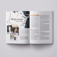 Health and beauty female magazine design