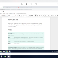 Reasearched a topic w/ meaning, pros & cons, prices linics