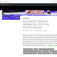 Contributed articles to The Philippines Web