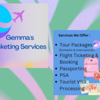 Sample Logo with Services Offered for my Sister's Business