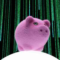 Piggy bank in crypto space. Educational project
