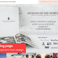 E-book landing page | Mobile responsive landing page