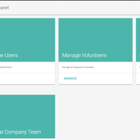 Admin Panel using Material Design