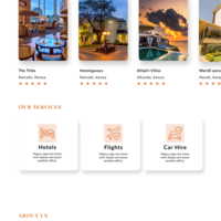 A Travel landing Page Design in Figma