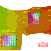 Land development with Cut and Fill Map