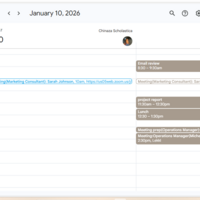 google calender for calender management