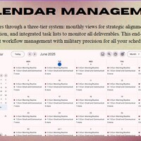 Calendar Management (Monthly view)