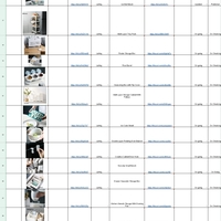 Create a monitoring sheet for products 
