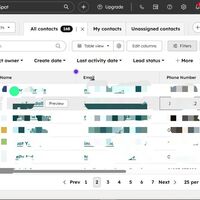 Imported CSV Contact to Hubspot
