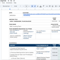 Meeting Minutes