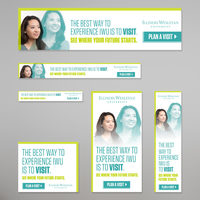 Banner ads for IWU.
