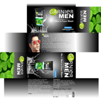 GARNIER MEN (Face Wash) - Outer - (Packaging Design)
