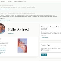 Title: Amazon Author page-Copywriting Sample. 