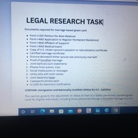 Legal research 