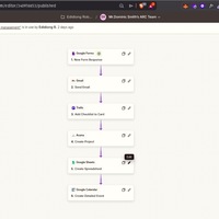 Automated tasks using Zapier