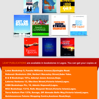 LEAP Africa (NGO) flyer
