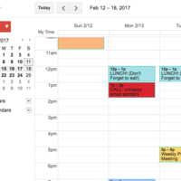 Calendar/schedule management