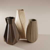 Wood render materials and modeling