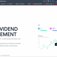 Dividend tracker and manager