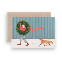 Christmas Card for Lykkefund Paper
