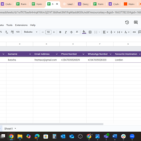 Form connected to Sheets to automatically update response