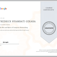 Google Networking Certificate
