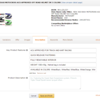 Amazon Keywords Page