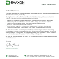 Experience Letter (DevAxon)
