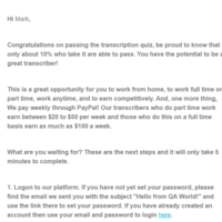 QA World (Passing the Quiz)
