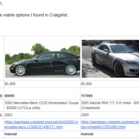 Web research - Craigslist