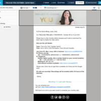 Setting up call reminder email at Ontraport