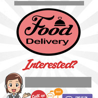 food delivery flyer