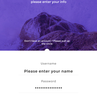 App Login Screen Design