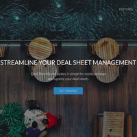 Deal Sheet Board (React-Redux | https://dealsheetboard.com/)