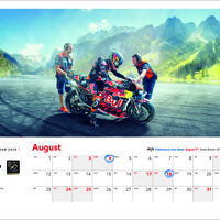Mobil Lubricant 2 Wheels 2024 Corporate Calendar