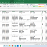 Microsoft excel data entry
