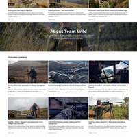 Website for online hunting and outdoor sports channel