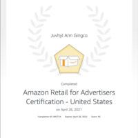 Amazon Retail for Advertisers Certification