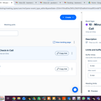 calendly booking page