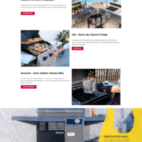 Developed fully responsive (RWD) site for Char-Broil Grills