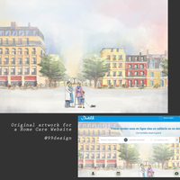 Sketch for landing page