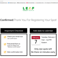 Thank You Landing Page