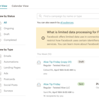 Email Marketing and Landing Page