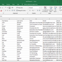 Lead Generation and Contact List Building